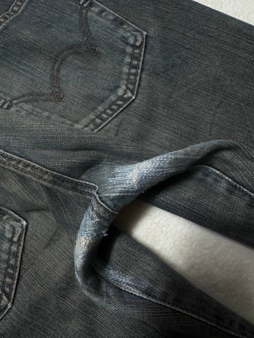 Edwin SICK Vintage Edwin Rusty Mudwash Distress Regular Dark Jean Size US 32 / EU 48 - 22 Thumbnail