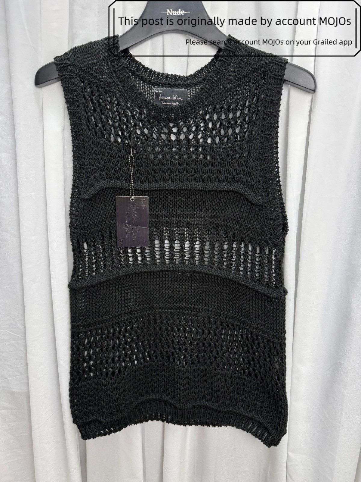 Number (N)ine Number (N)ine Black Plain Tank Top | Grailed