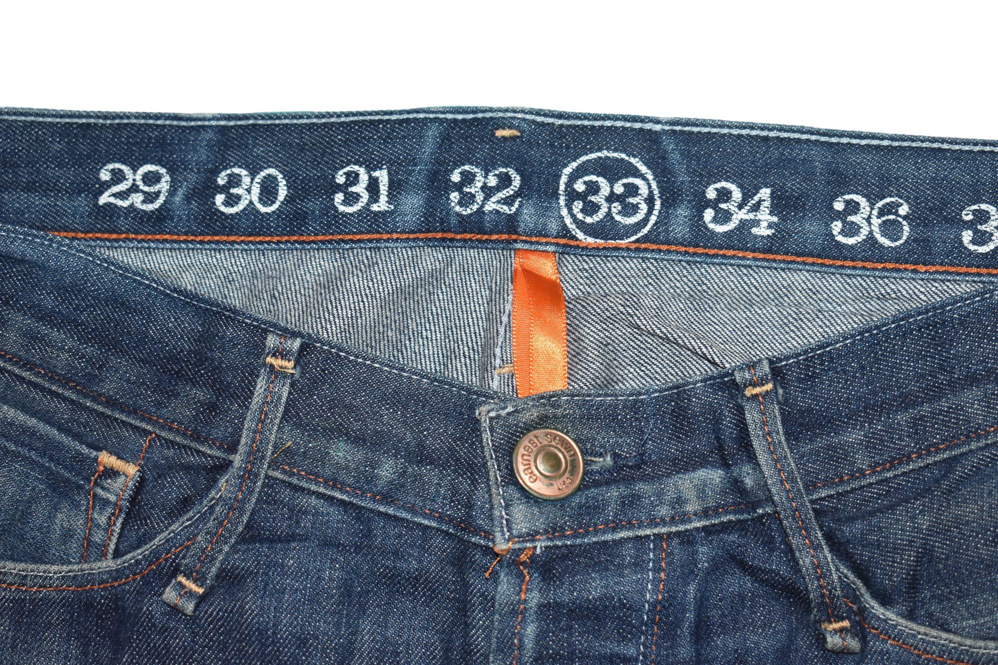 Earnest Sewn × Japanese Brand Vintage earnest sewn distressed jeans size 33 Size US 33 - 4 Thumbnail