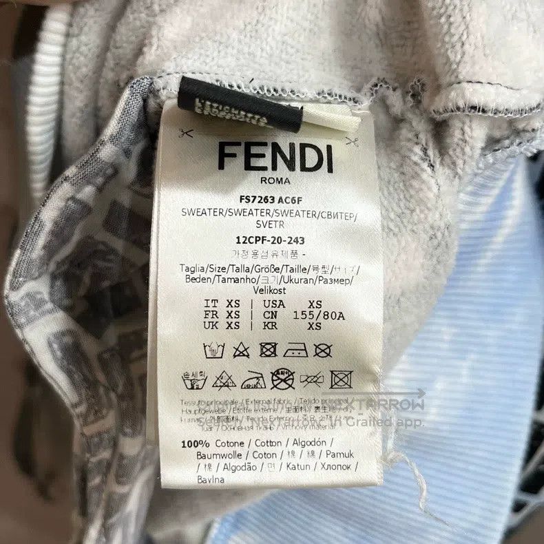 Fendi Fendi California Sky Camo Print Hooded Sweatshirt Size XS / US 0-2 / IT 36-38 - 6 Thumbnail