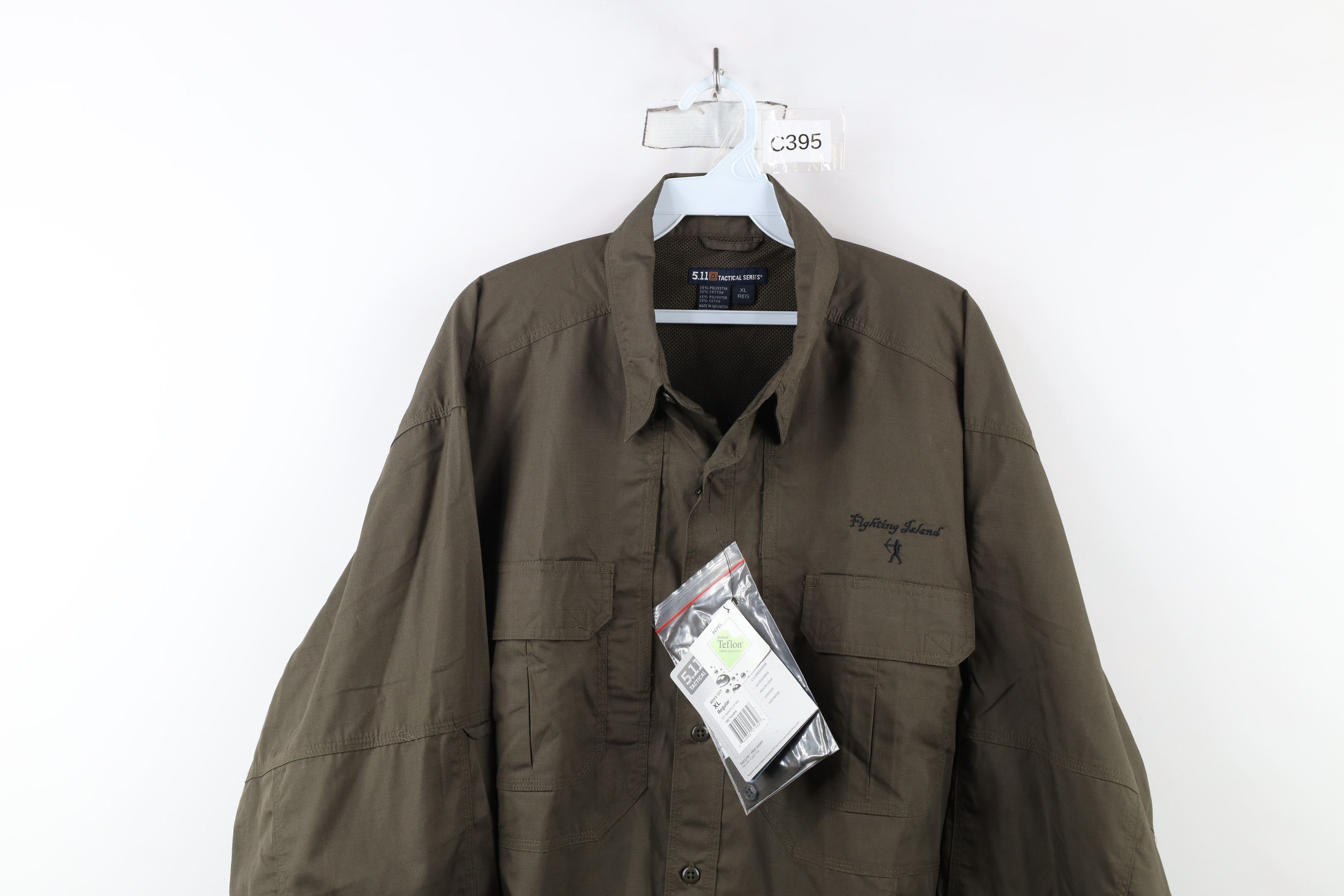 Vintage New 5.11 Tactical Series Collared Uniform Button Shirt Green Size US XL / EU 56 / 4 - 2 Thumbnail