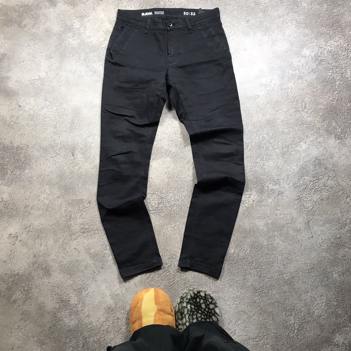 Vintage Vintage 90s G Star Distressed Baggy Low Rise Flared Pants 30 Size US 30 / EU 46 - 2 Thumbnail