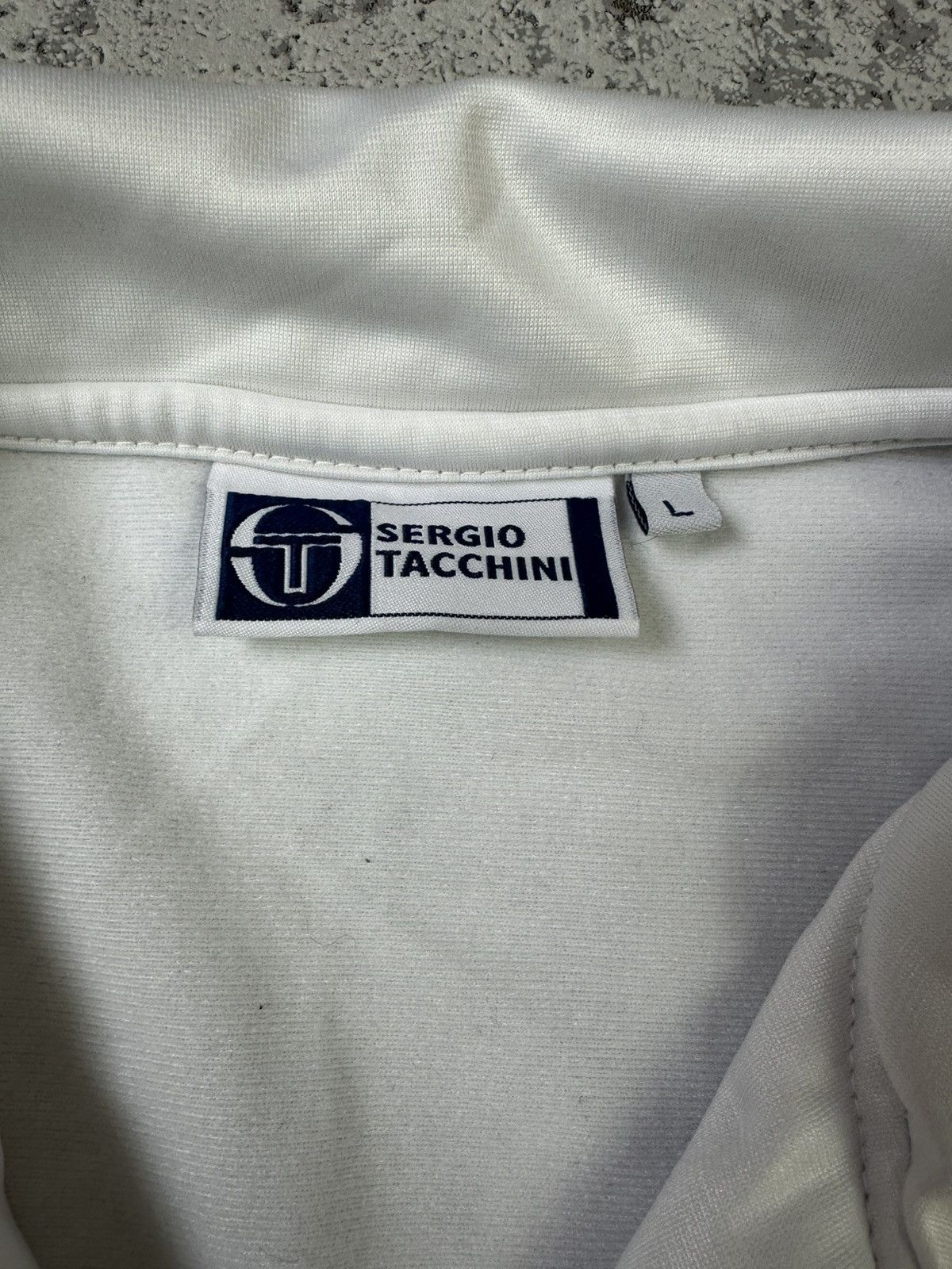 Vintage Sergio Tacchini Casual Full Zipper Track 90s in White, Men's — image 4 of 6