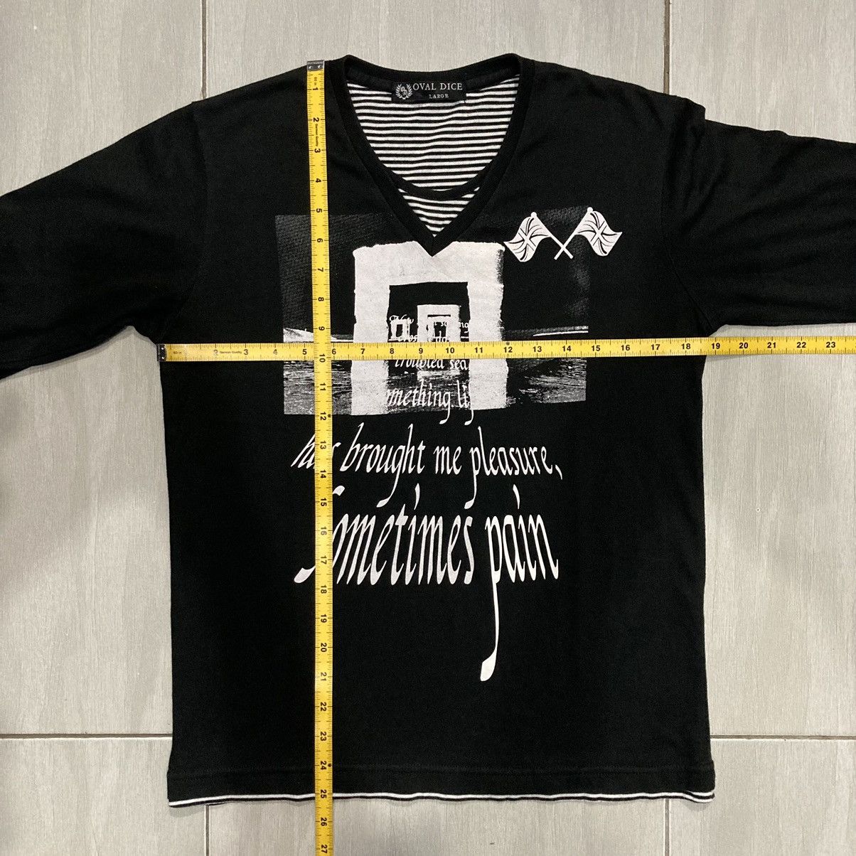 If Six Was Nine Oval Dice Double Layer Wizard Pleasure n Pain Emo Gothic Size US L / EU 52-54 / 3 - 17 Thumbnail