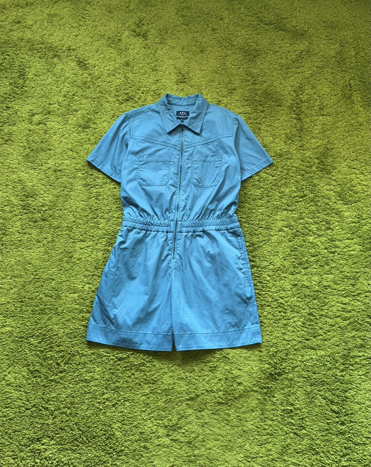 A.P.C. A.P.C. Minimalist canvas romper jumpsuit Size M / US 6-8 / IT 42-44 - 1 Thumbnail