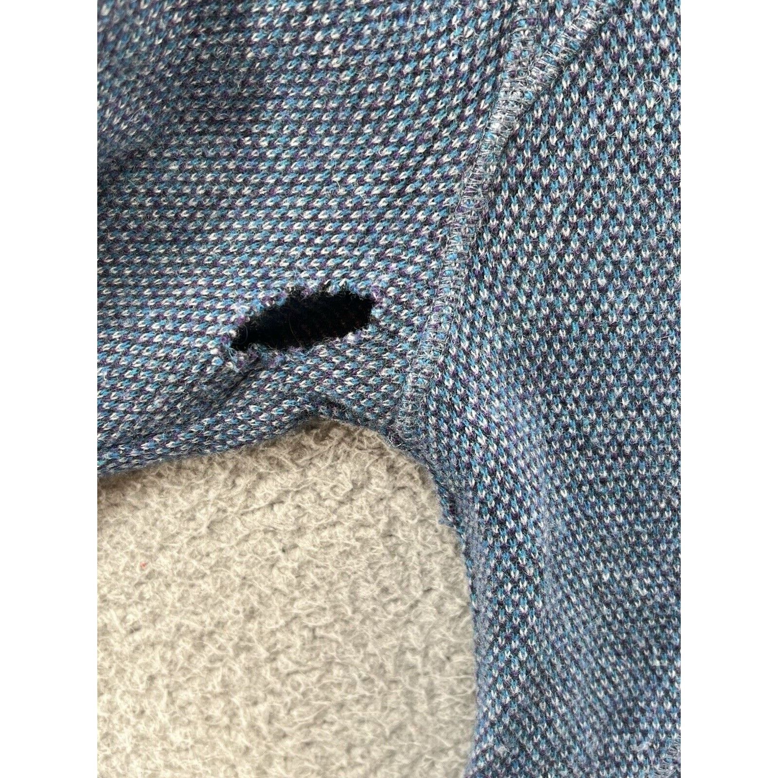 Prana Prana Ebba Sweater Wool Blend Cowl Neck 3 Buttons Blue Small Size S / US 4 / IT 40 - 4 Thumbnail