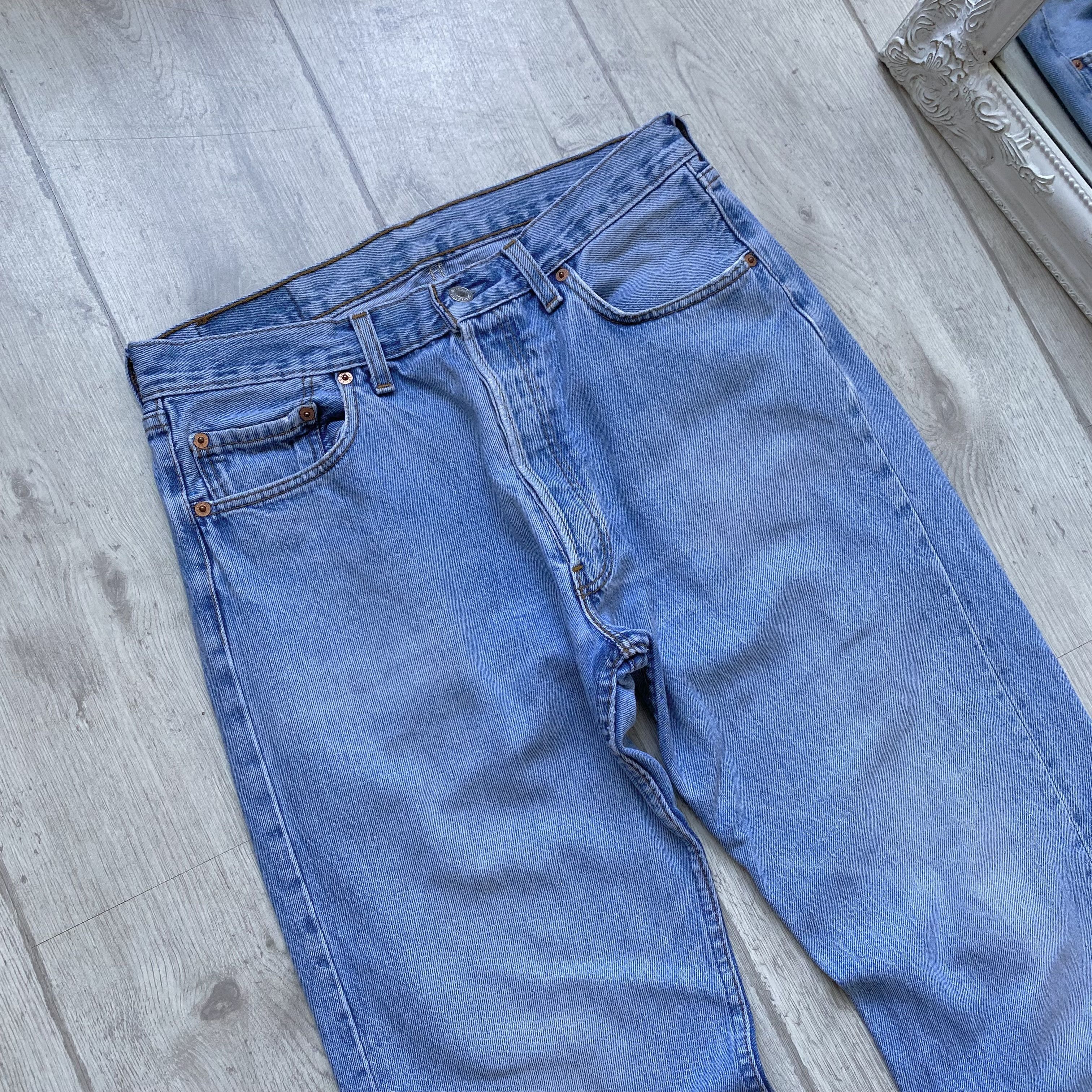 Levi's Vintage Clothing Vintage 90s Levis 501 USA Jeans Distressed Denim pants Size US 30 / EU 46 - 2 Thumbnail