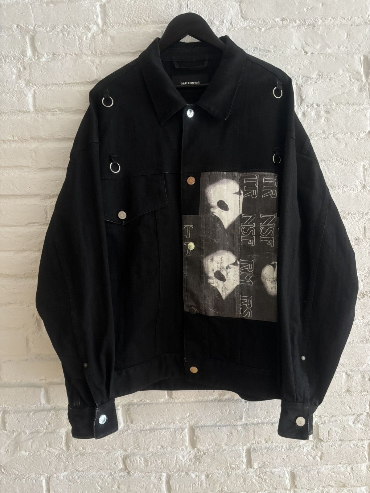 Raf Simons Raf Simons SS19 print denim jacket Size US S / EU 44-46 / 1 - 1 Thumbnail