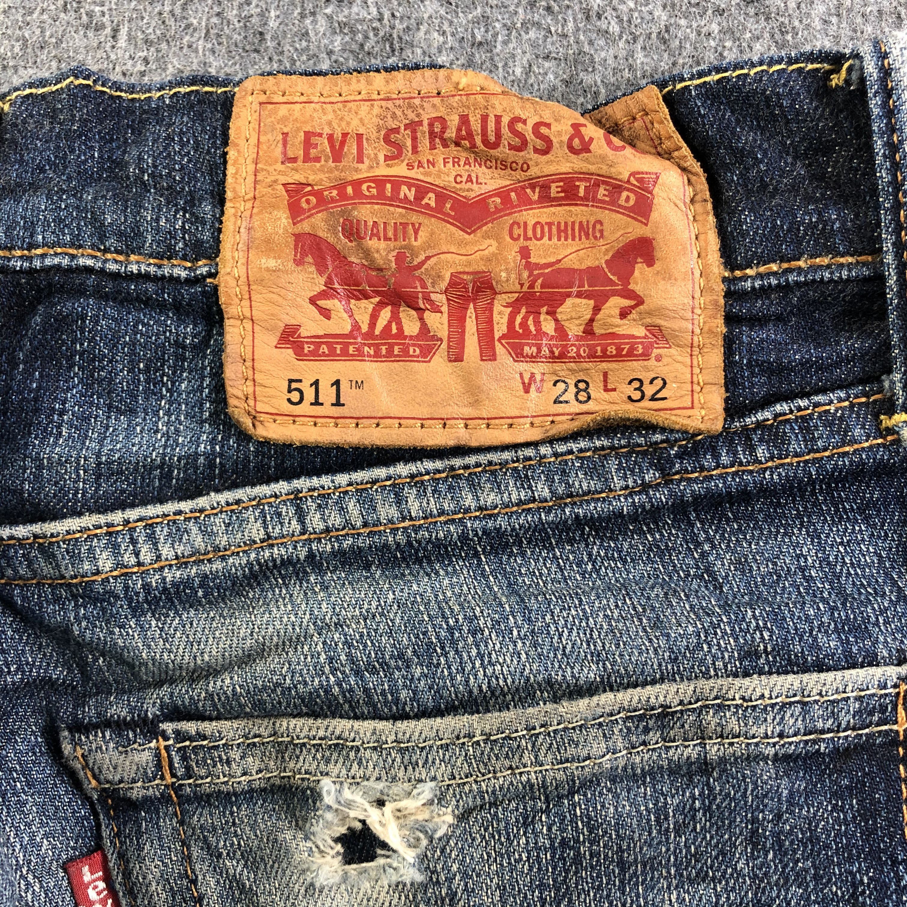 Levi's Vintage Blue Wash Levis 511 Jeans-J3993 Size US 30 / EU 46 - 5 Thumbnail