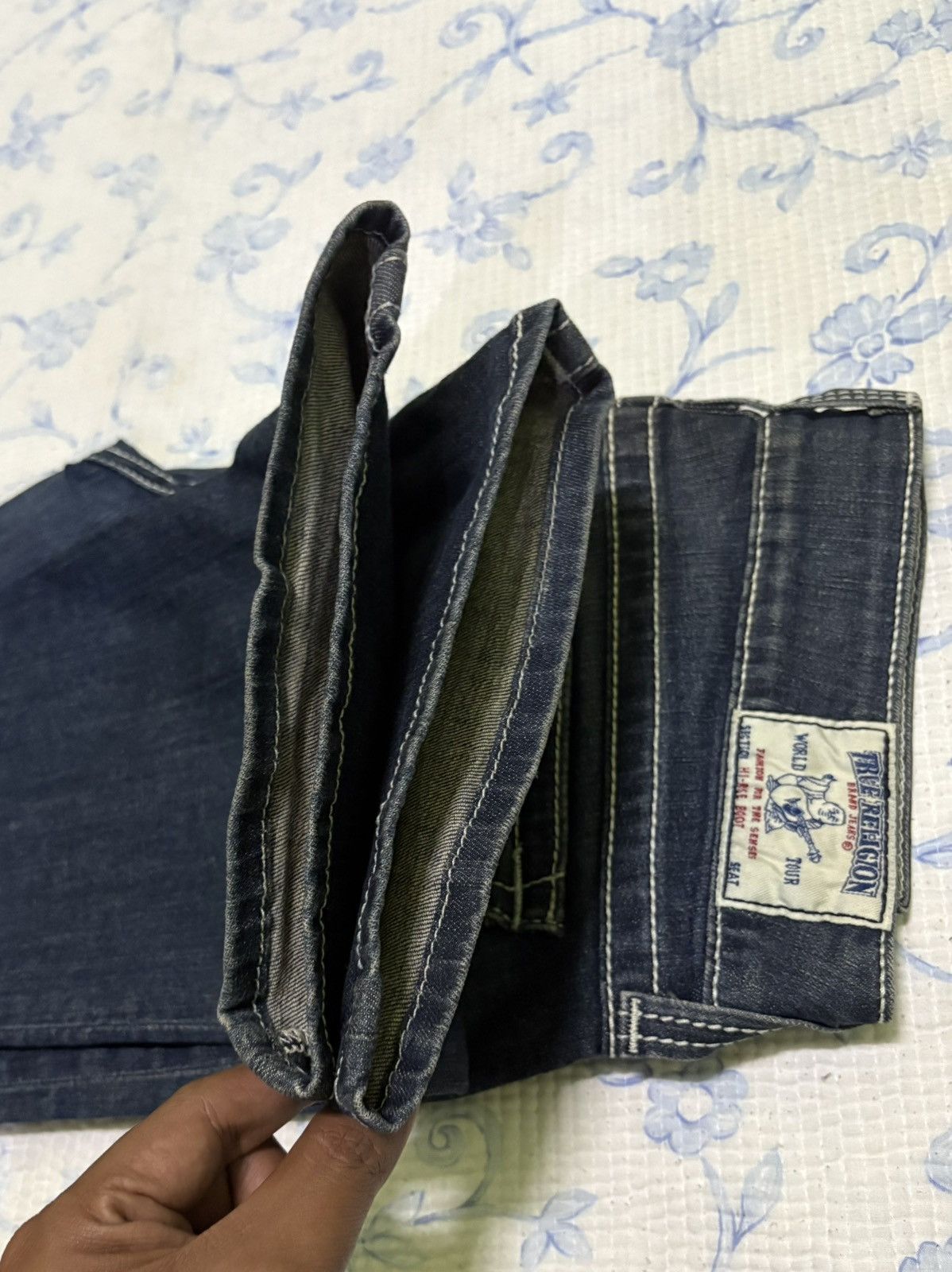 True Religion American True Religion Flared Denim Size US 31 - 16 Thumbnail