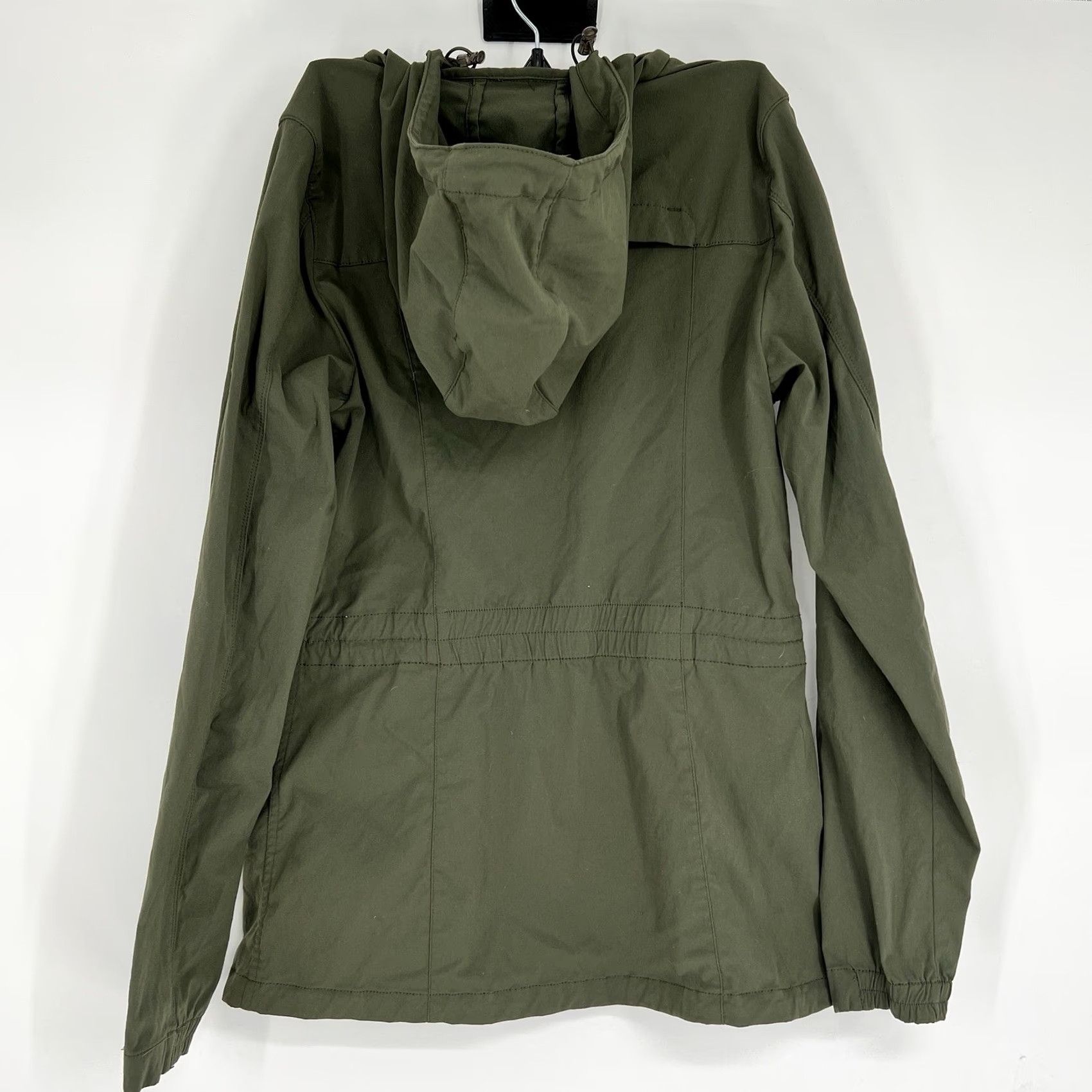 Eddie Bauer VINTAGE? No. Eddie Bauer Womens Travex Cargo Jacket Small Hooded Nylon Stretch Travel Shirt? Size S / US 4 / IT 40 - 5 Thumbnail