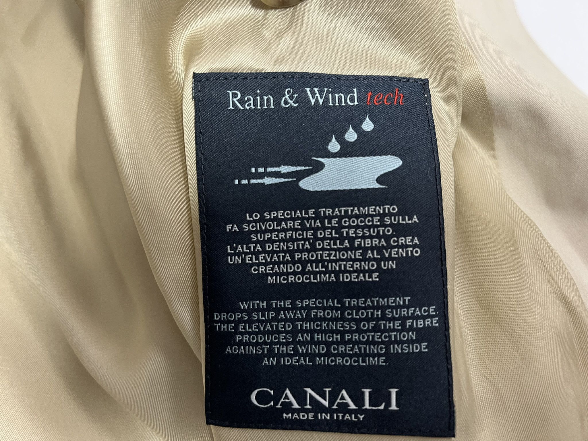 Canali Canali Rain & Wind Tech Coat Size US XL / EU 56 / 4 - 5 Thumbnail
