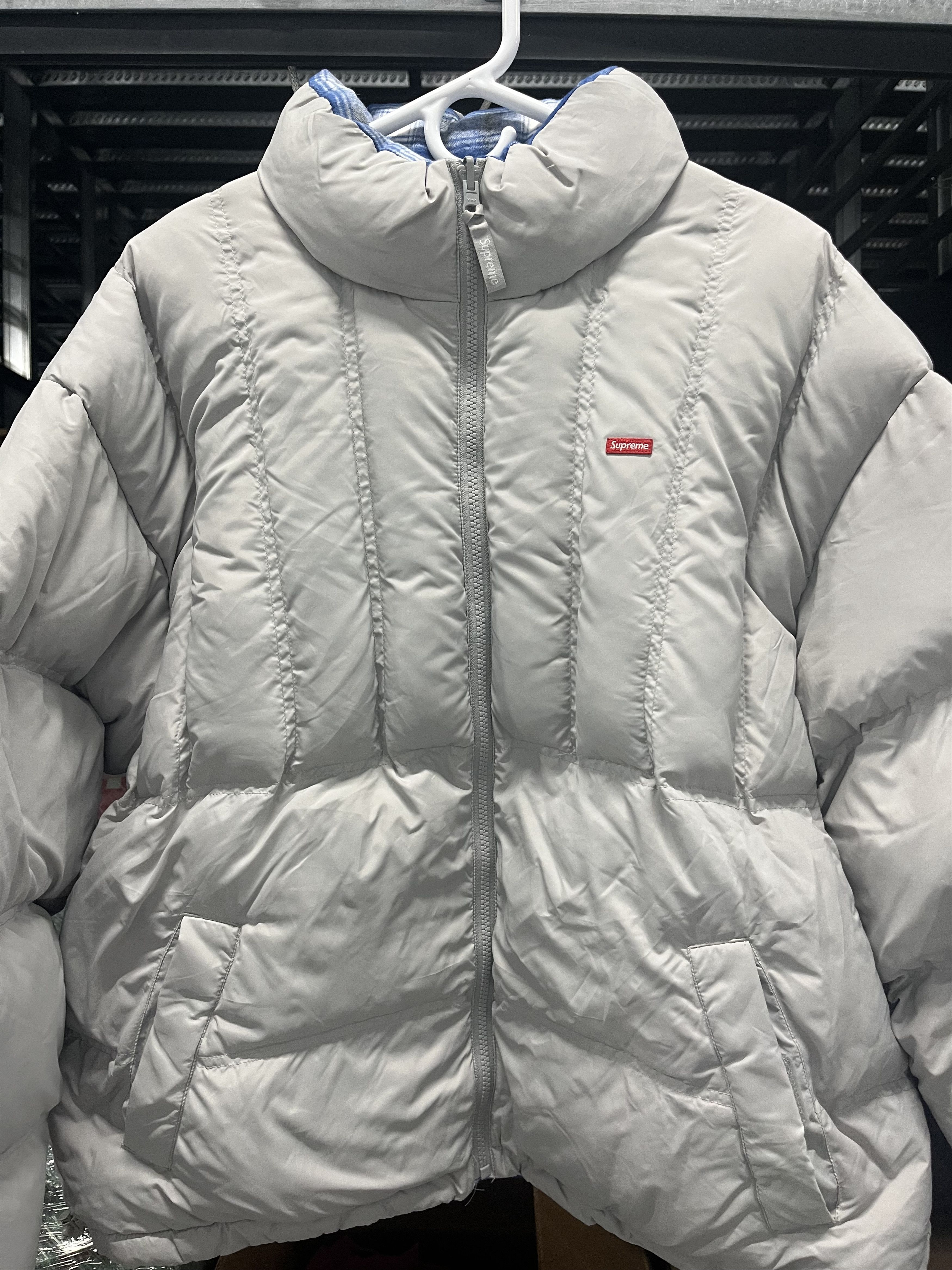 Supreme reversible flannel jacket