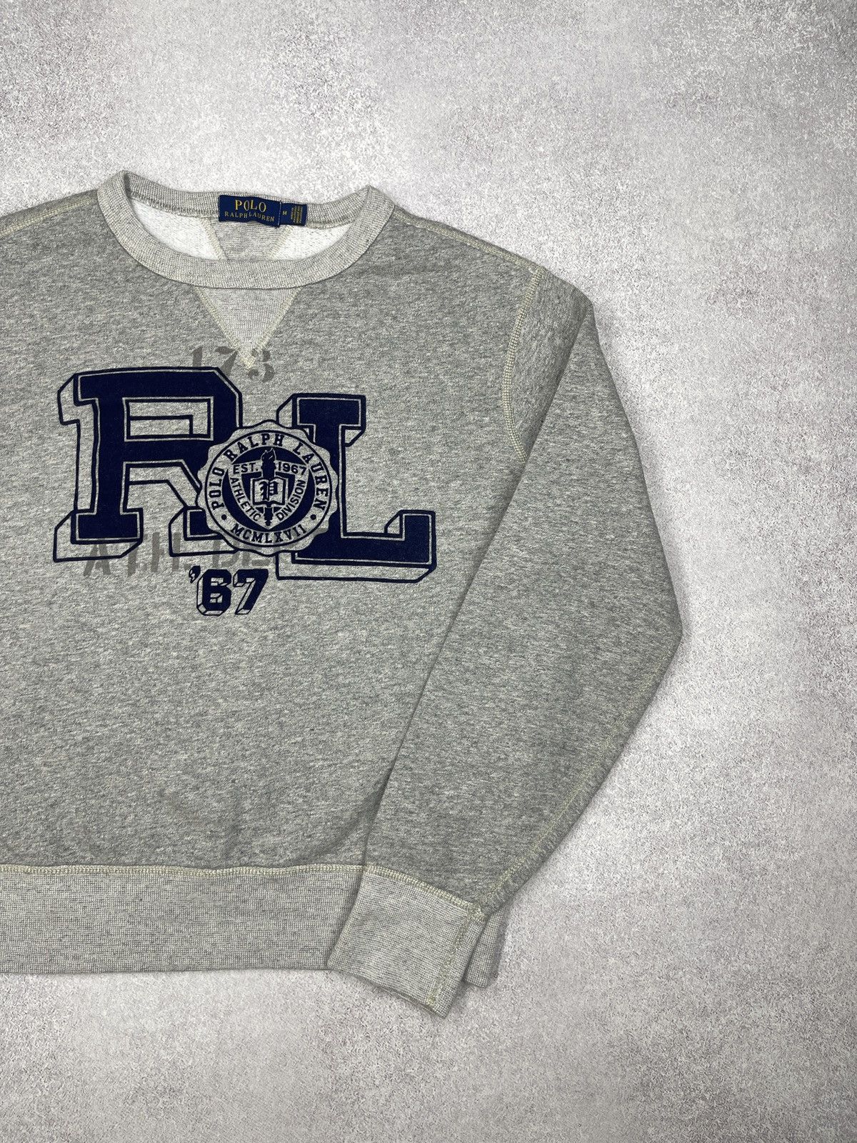 Polo Ralph Lauren Polo Ralph Lauren 67 College Varsity Sweatshirt Big Logo Size US M / EU 48-50 / 2 - 3 Thumbnail