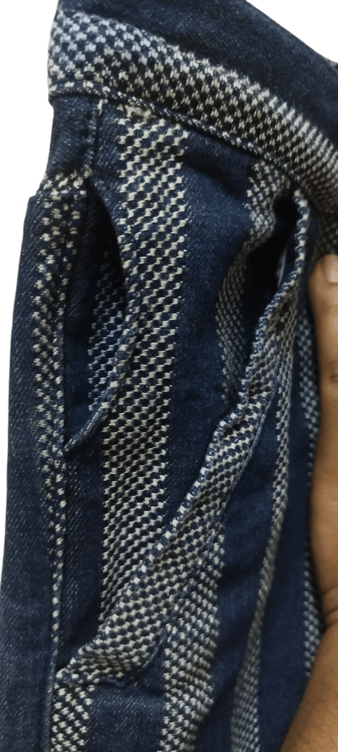Japanese Brand Kapital Sashiko Stripes Denim Pant The Rinsingrun Blue Size US 39 - 8 Thumbnail