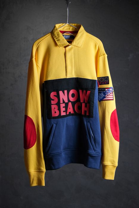 Polo Ralph Lauren Polo Ralph Lauren Snow Beach Rugby Shirt | Grailed