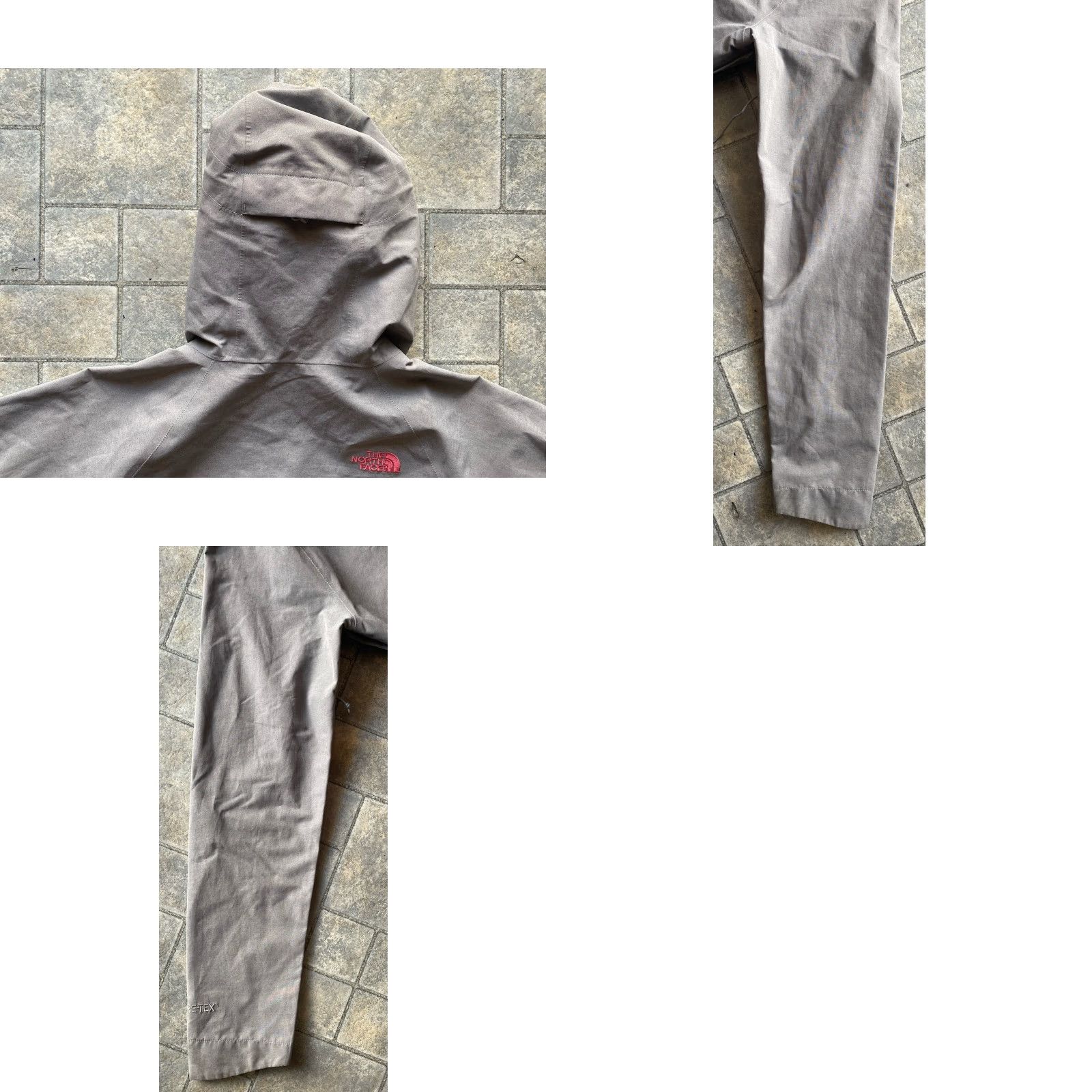 The North Face VINTAGE The North Face Jacket Womens S Gray Goretex Dyrzzle Hooded Logo Raincoat Hiking Size S / US 4 / IT 40 - 11 Thumbnail