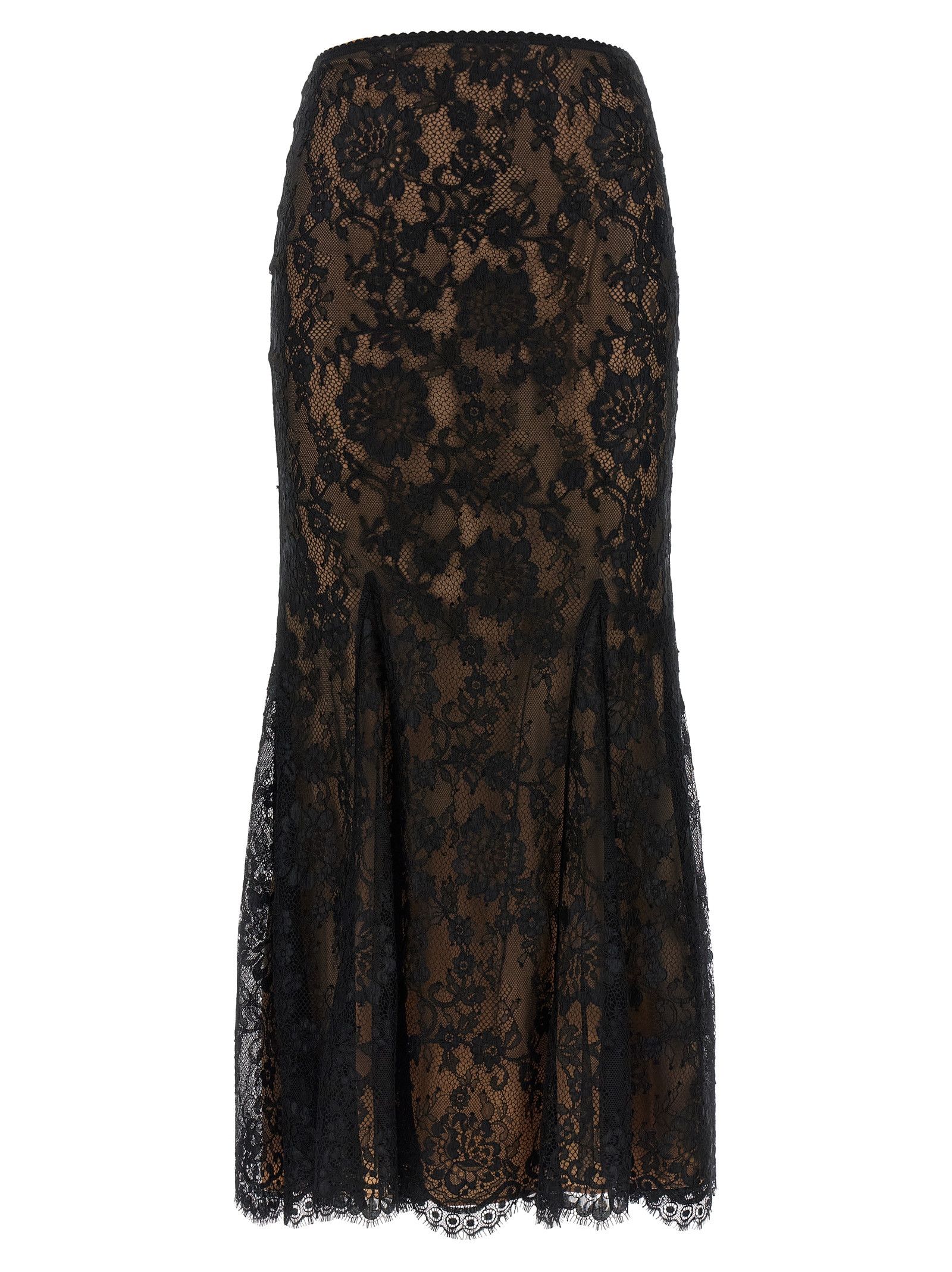 Self-Portrait 'Black Lace Midi' skirt Size 27" / US 4 / IT 40 - 1 Thumbnail
