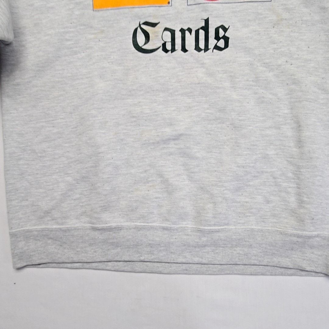 Jerzees Vintage Visa MasterCard Cards Sweatshirt Christmas Grey XL Size US XL / EU 56 / 4 - 3 Thumbnail