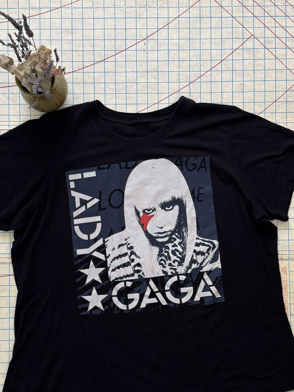 Band Tees Vintage Y2K Lady Gaga Black Women’s Tee Fits XL-XXL Size XXL / US 16-18 / IT 52-54 - 3 Thumbnail