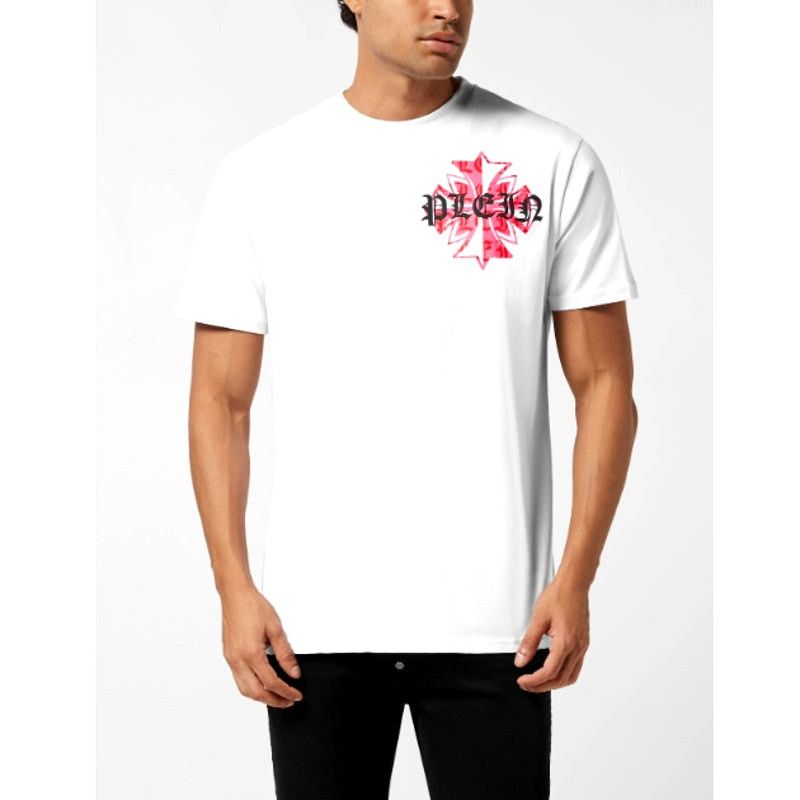Philipp Plein Philipp Plein Worldwide Puffy Crest Round Neck T-shirt XXL Size US XXL / EU 58 / 5 - 2 Thumbnail