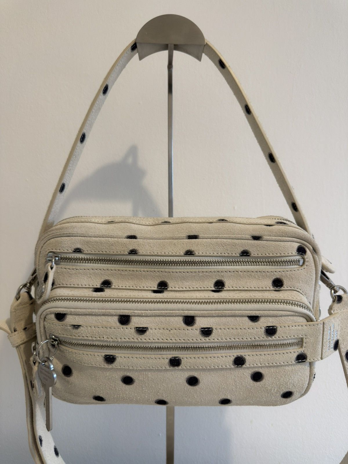 Acne Studios Acne Studios Camero Runway Bag Polka Dot Suede Limited Ed. Size ONE SIZE - 3 Thumbnail