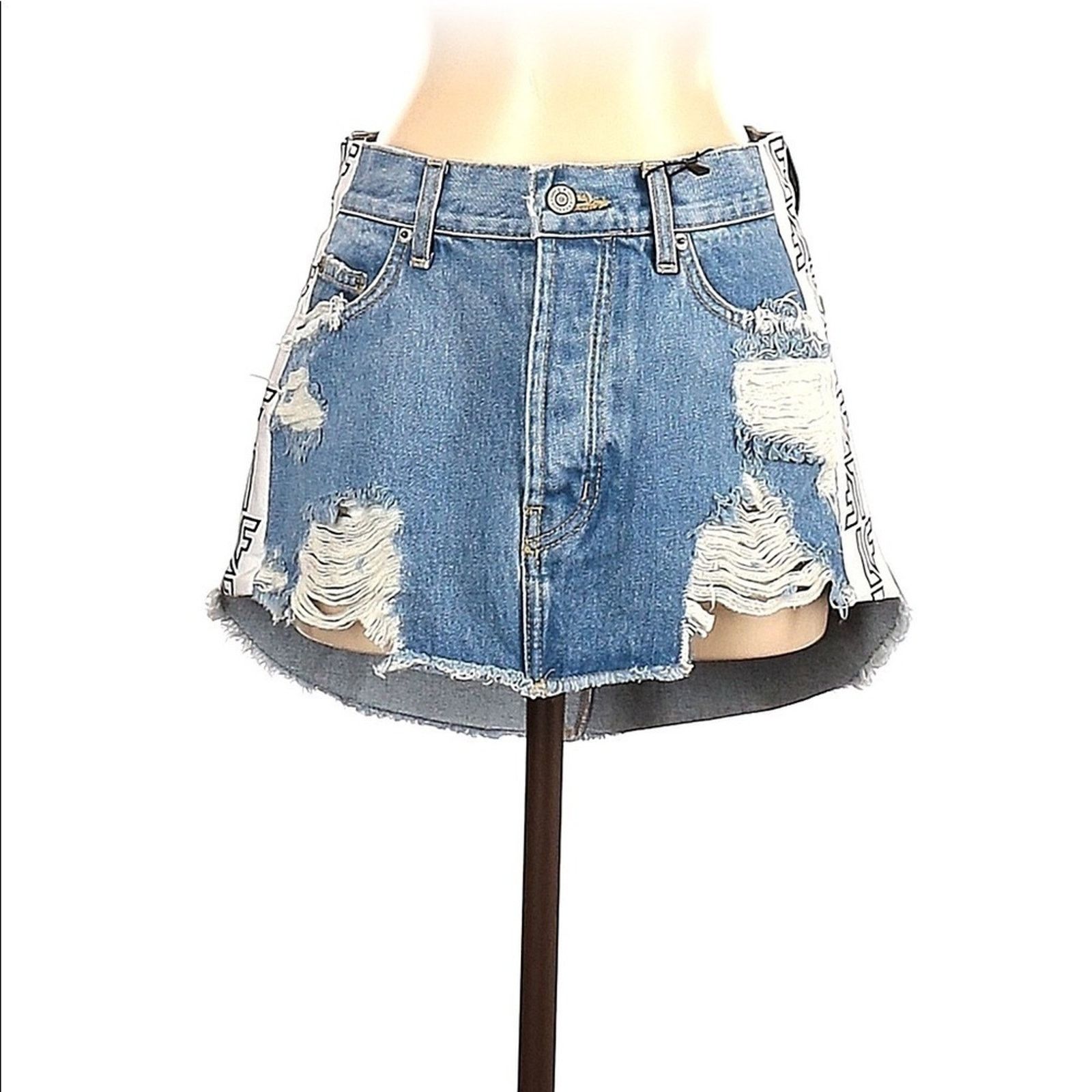 Other LF deconstructed shirt denim skirt size 25 Size 25" / US 0 / IT 36 - 1 Thumbnail