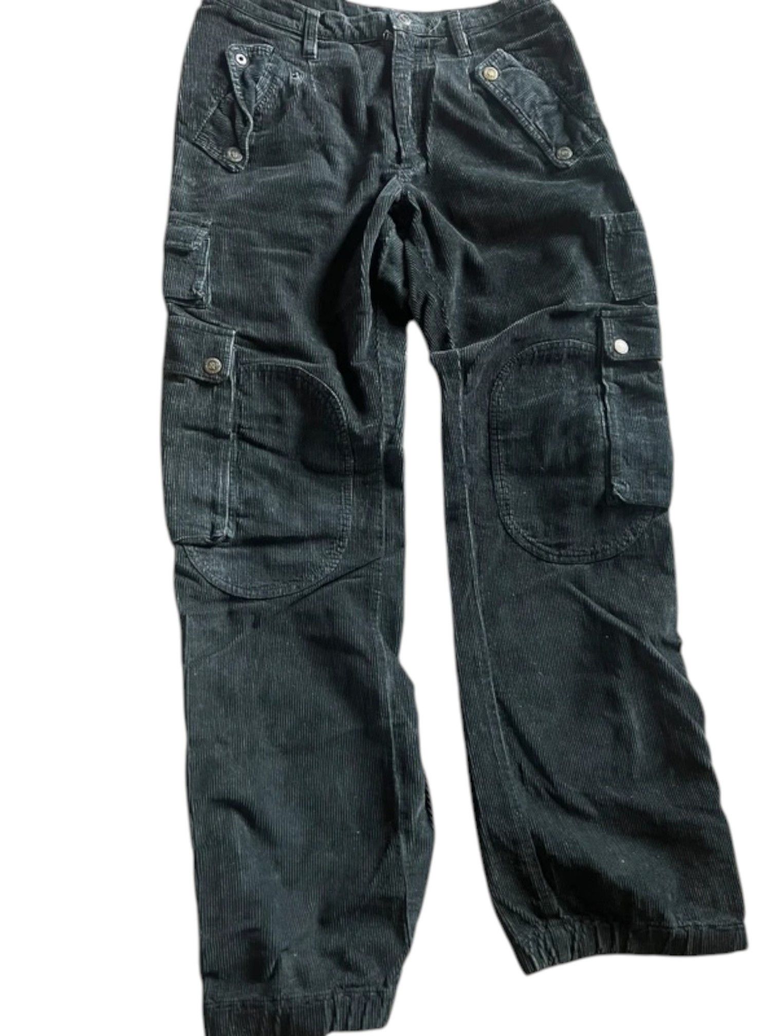 Dolce & Gabbana Dolce & Gabbana Corduroy Cargo Trousers c. 2000s Size US 32 / EU 48 - 1 Thumbnail