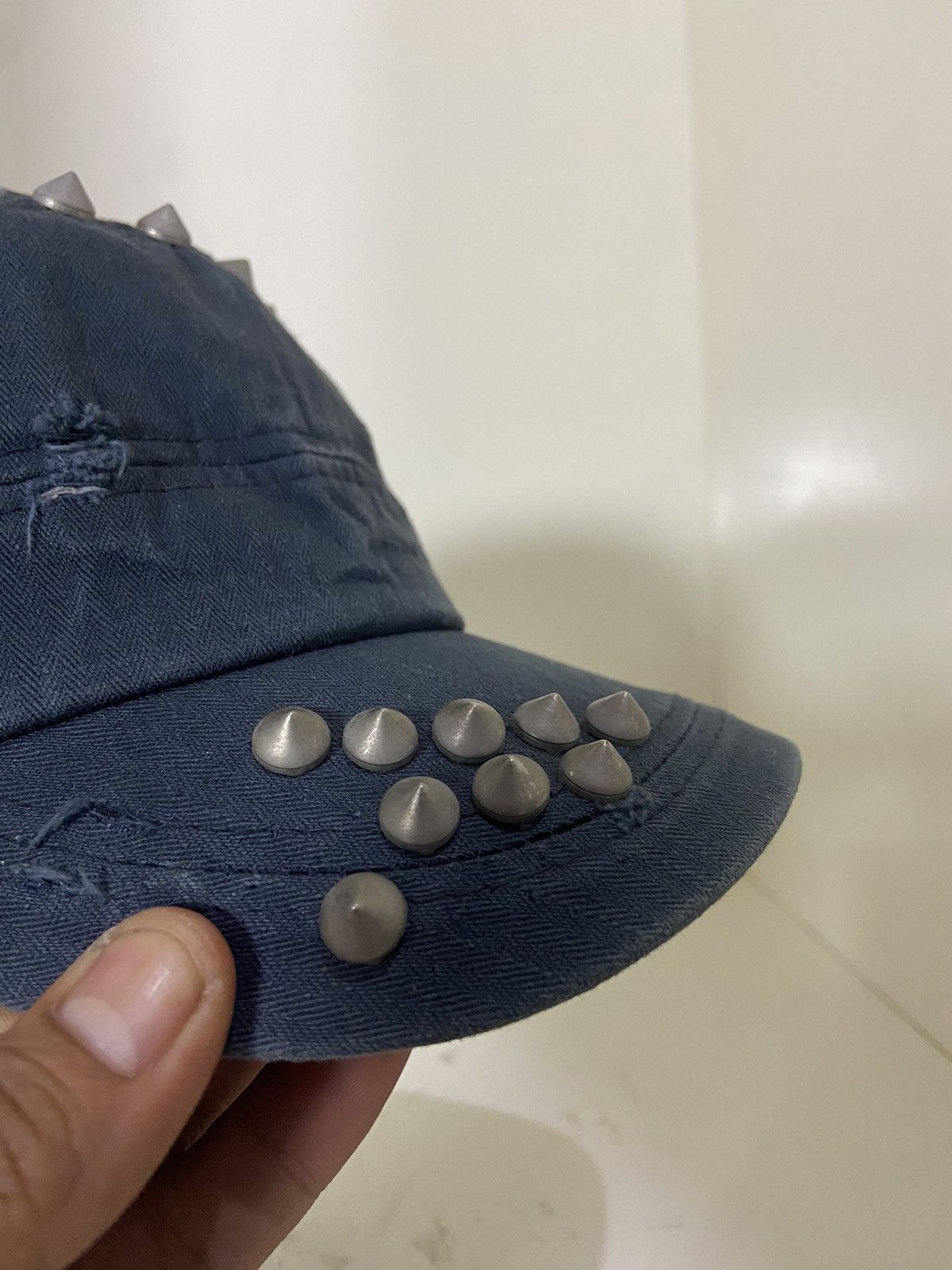 If Six Was Nine × Japanese Brand × Le Grande Bleu (L.G.B.) VTG spike studded punk hat Size ONE SIZE - 6 Thumbnail