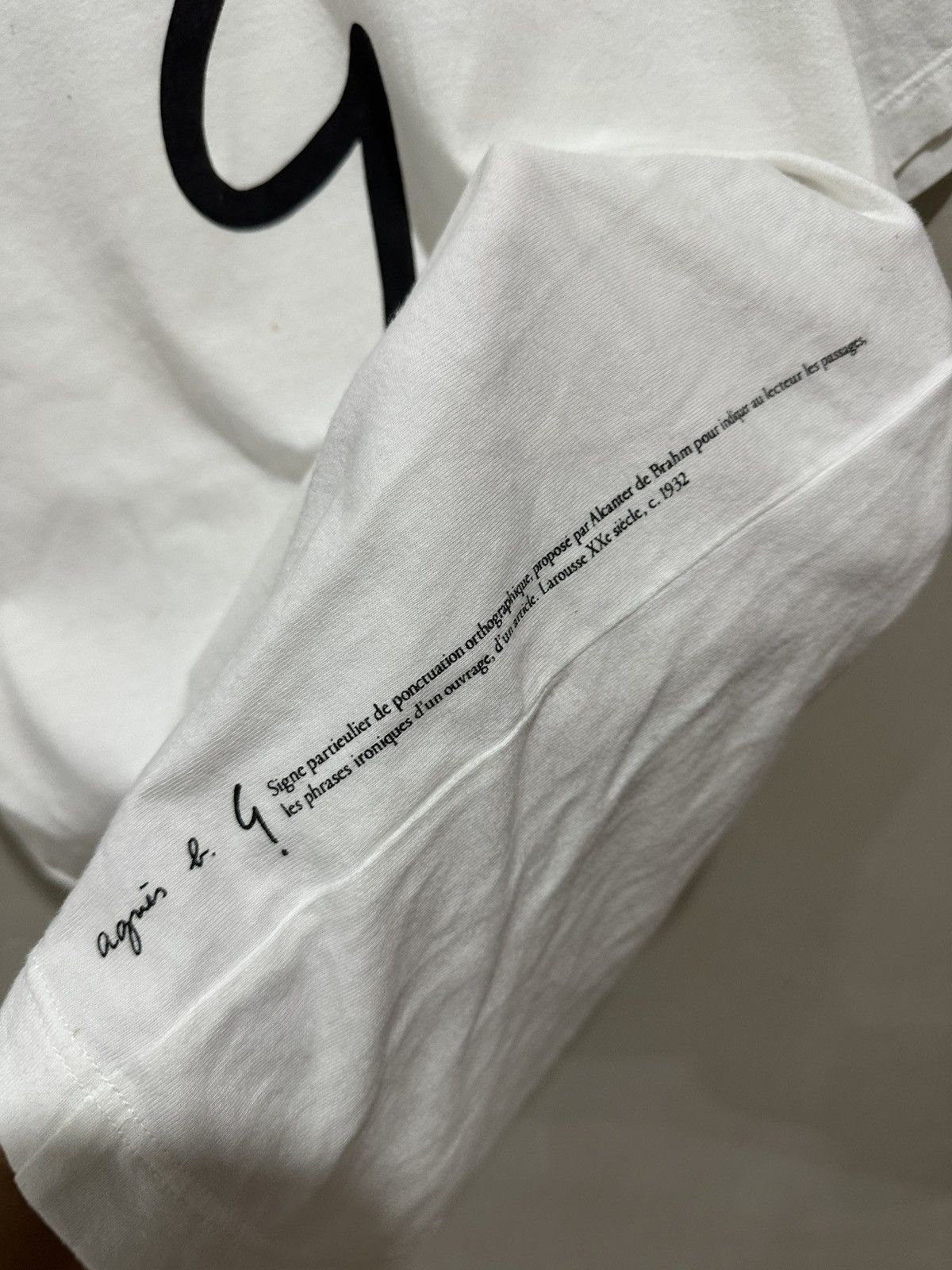 agnes b. Designer x Aguis Homme Paris x Tshirt x Rare item Size US S / EU 44-46 / 1 - 5 Thumbnail