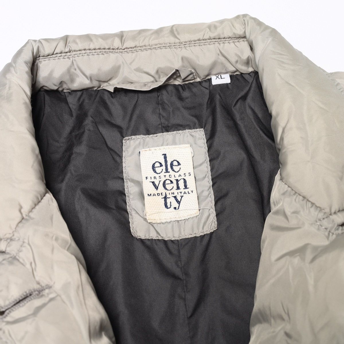 Eleventy Eleventy Goose Down Nylon Jacket Puffer Grey Size M / US 6-8 / IT 42-44 - 4 Thumbnail