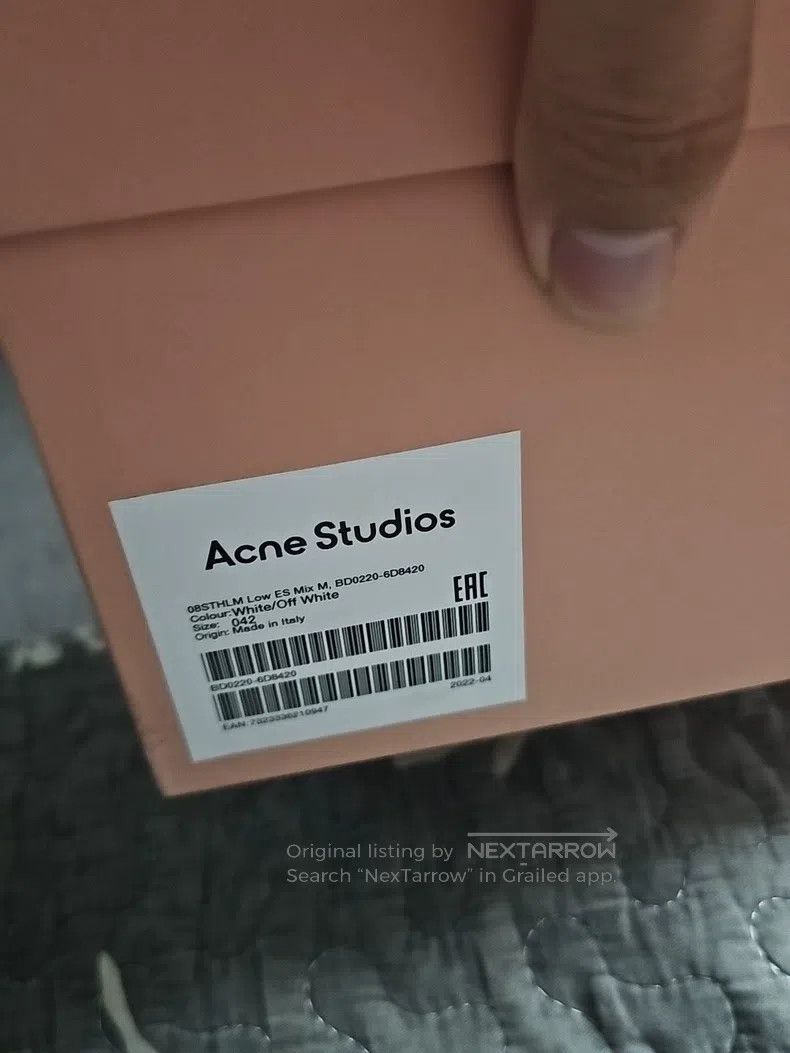 Acne Studios Acne Studios Durable cowhide leather casual low-top fashio Size US 8.5 / EU 41-42 - 6 Thumbnail