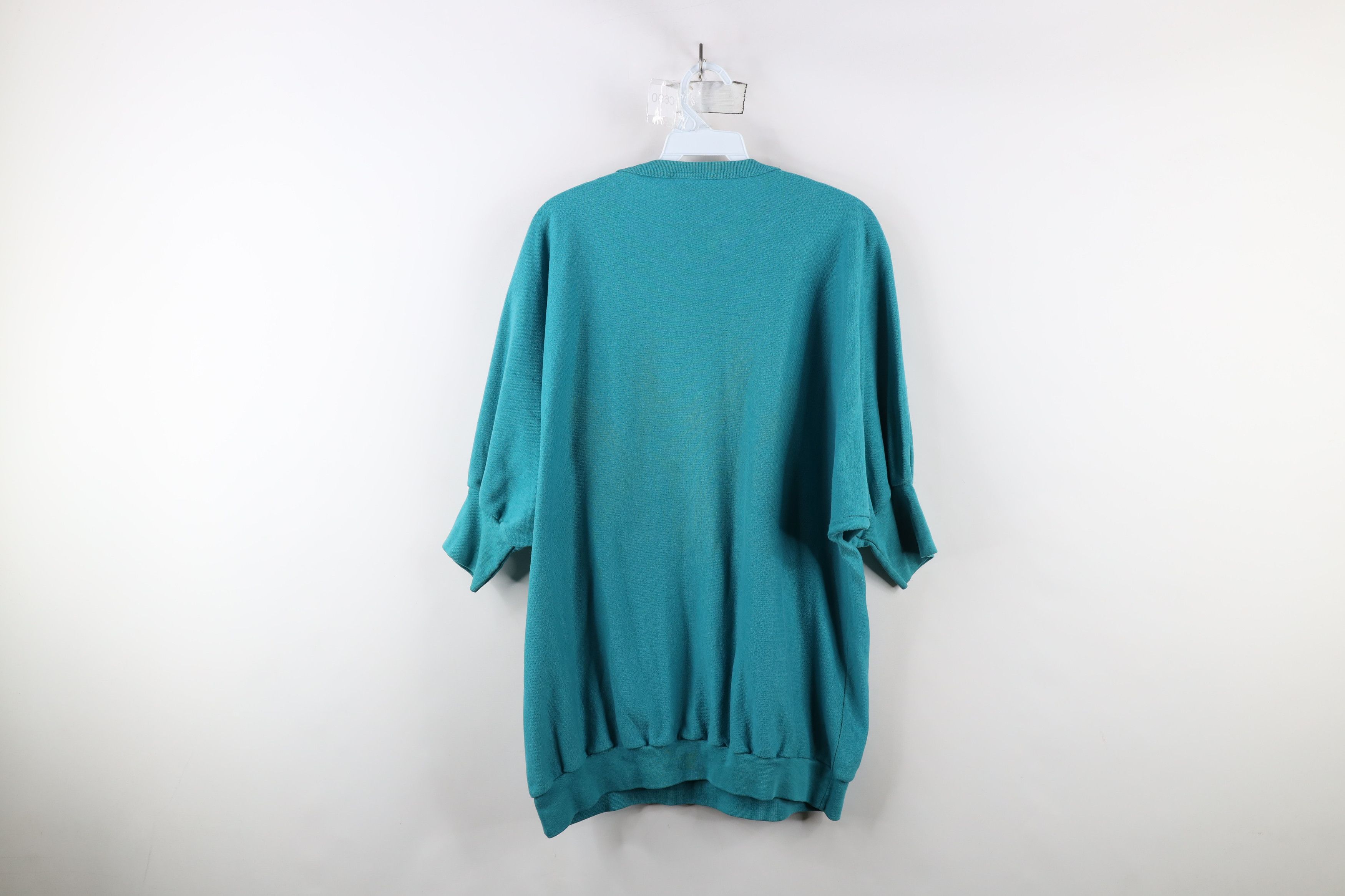 Vintage Vintage 80s 90s Streetwear Sleeve Flower Sweatshirt USA Size ONE SIZE - 13 Thumbnail