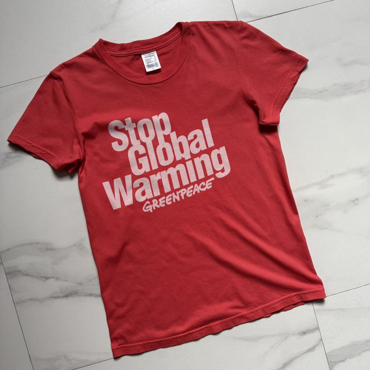 Other Vintage Y2K Greenpeace Hot Seat Project T-Shirt Size L / US 10 / IT 46 - 4 Thumbnail