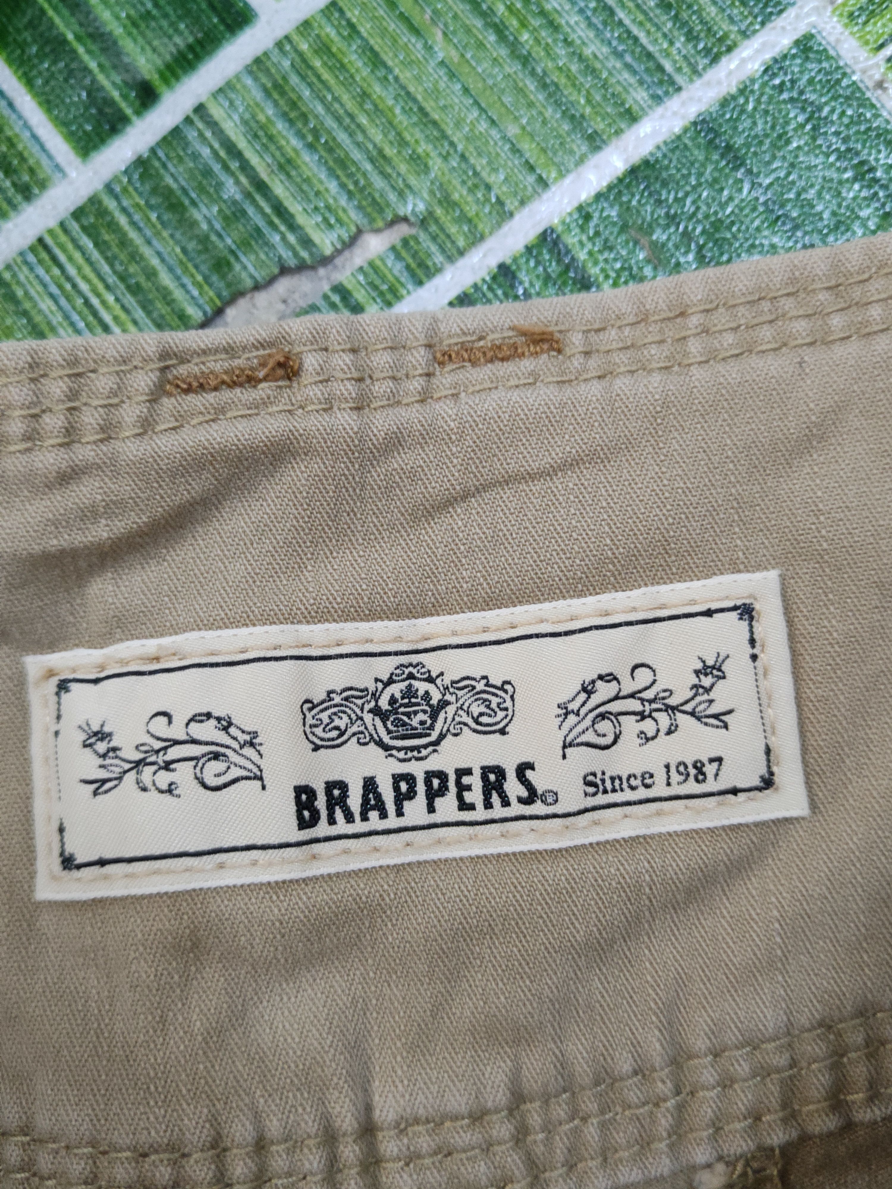 Japanese Brand Brappers Beige Multipocket utility Cargo Pants #W1377 Size 27" / US 4 / IT 40 - 13 Thumbnail