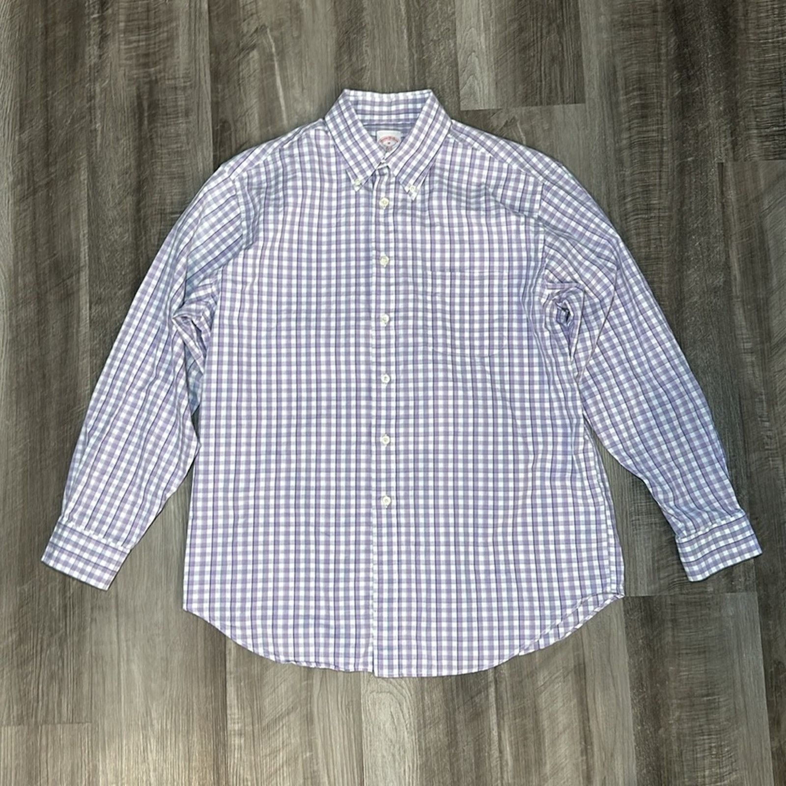 Brooks Brothers Brooks Brothers 346 Regular Fit Long Sleeve - Medium Size US M / EU 48-50 / 2 - 2 Thumbnail