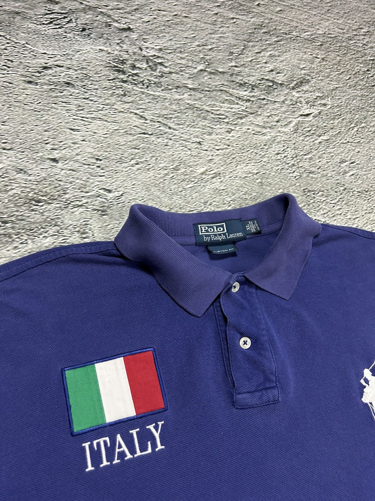 Polo Ralph Lauren × Ralph Lauren × Vintage Chief Keef Polo Ralph Lauren Italy T-shirt vintage blue Size US XL / EU 56 / 4 - 3 Thumbnail