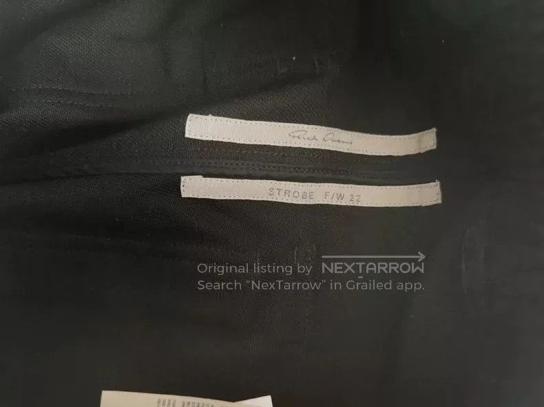 Rick Owens Rick Owens Black Drawstring Cargo Pants. Size US 38 / EU 54 - 5 Thumbnail