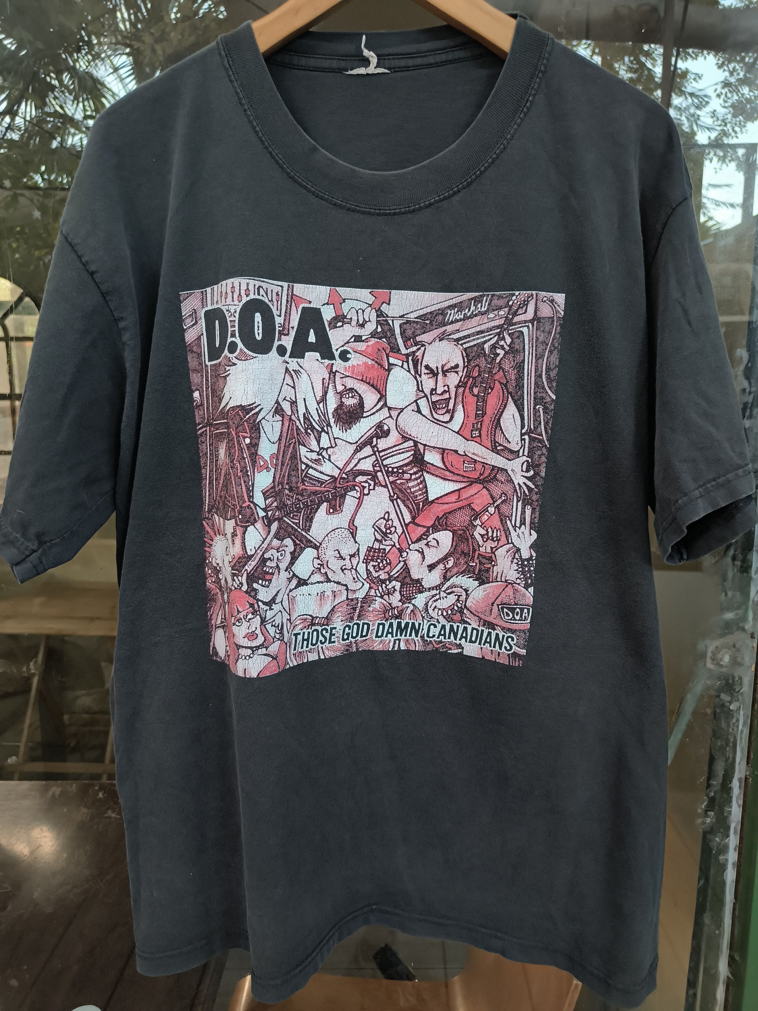 Band Tees Vintage D.O.A. (Those god damn Canadians) shirt Size US XL / EU 56 / 4 - 1 Thumbnail