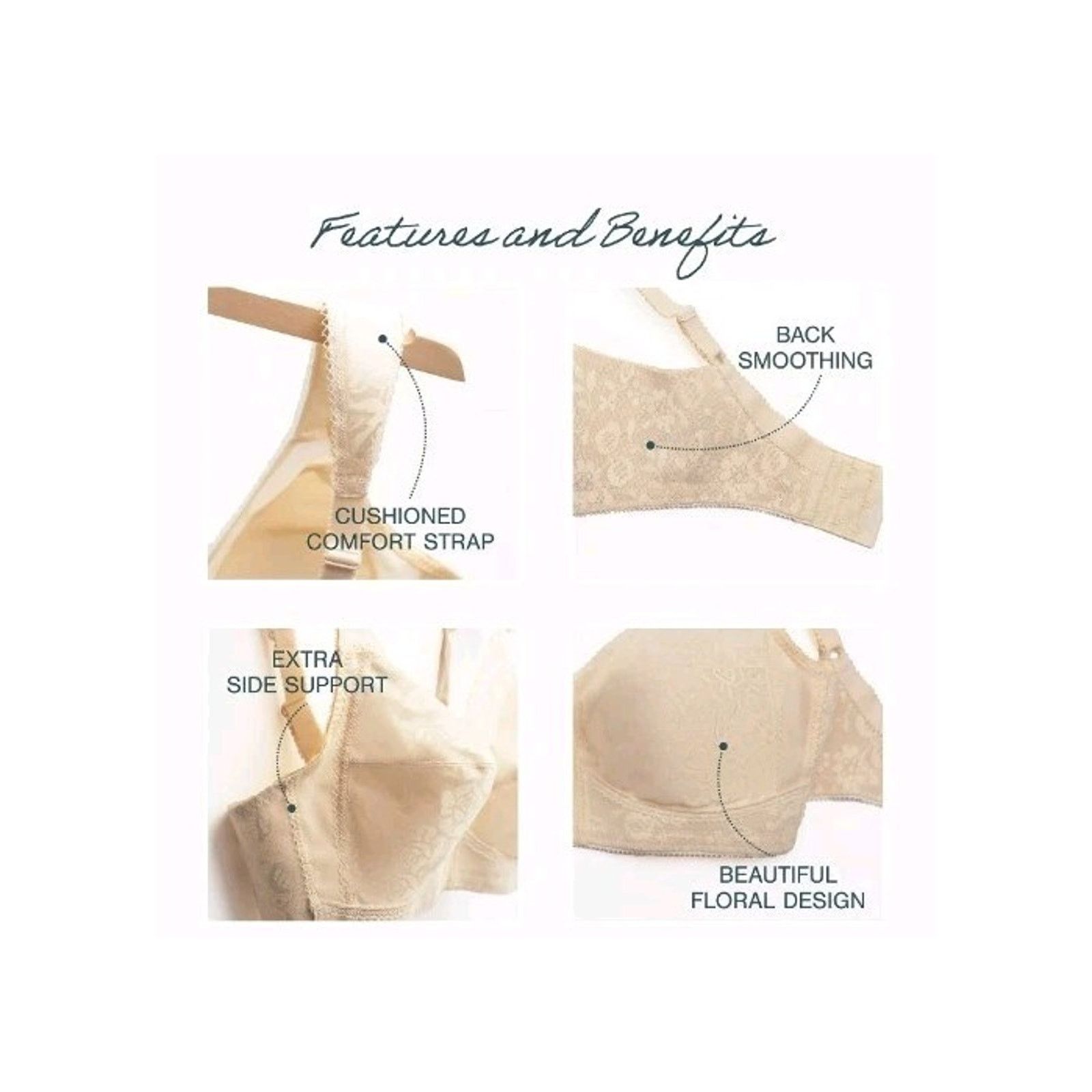 Other Playtex 18 Hour 38DD Ultimate Shoulder Comfort Wirefree Bra Size ONE SIZE - 9 Thumbnail