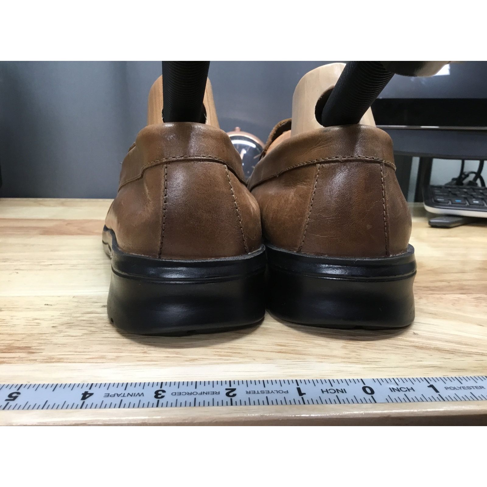 Rockport Rockport Preston Venetian Brown Leather Men's 11.5 Loafers Size US 11.5 / EU 44-45 - 3 Thumbnail