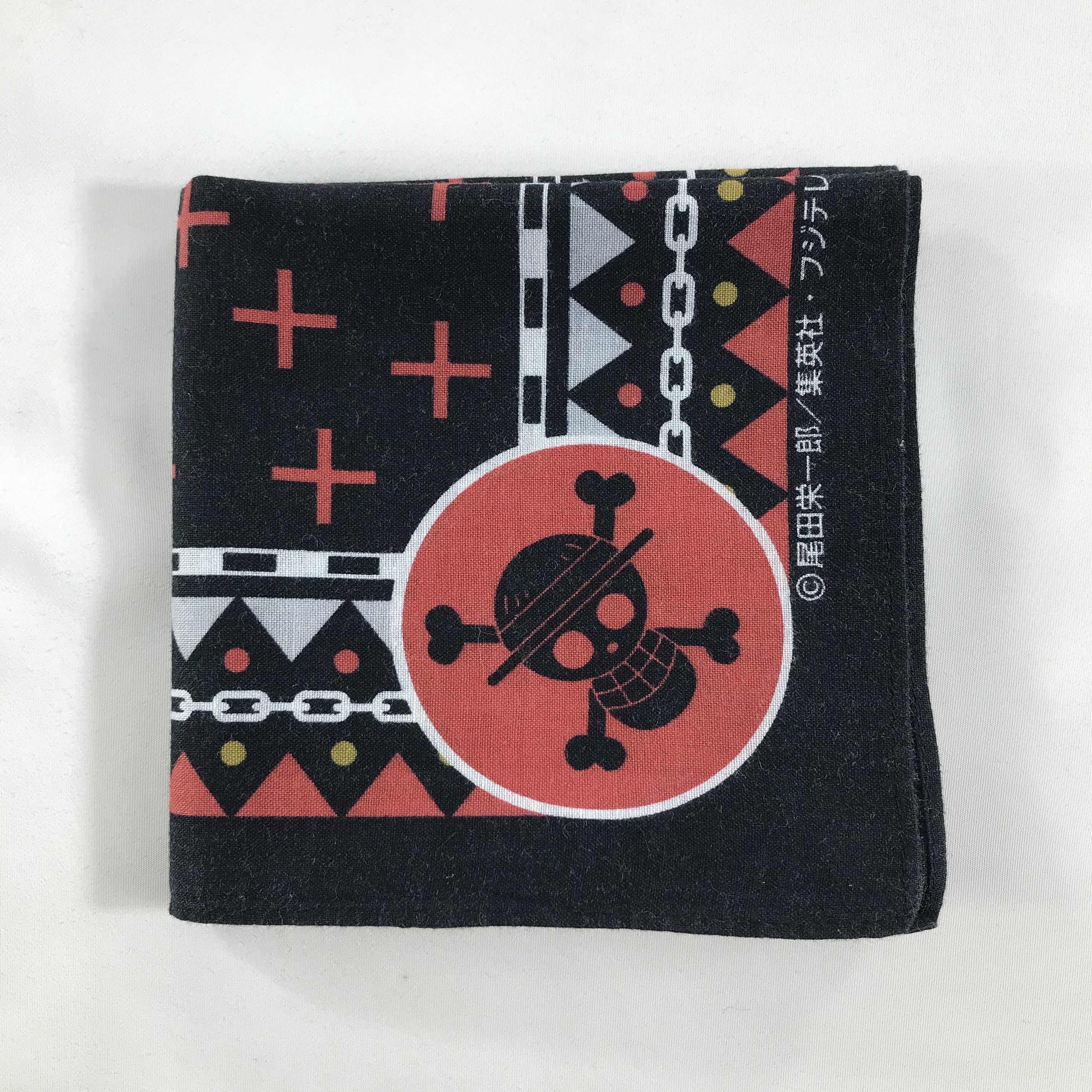 One Piece × Vintage One Piece Bandana / Handkerchief / Neckerchief - S1804 Size ONE SIZE - 3 Thumbnail
