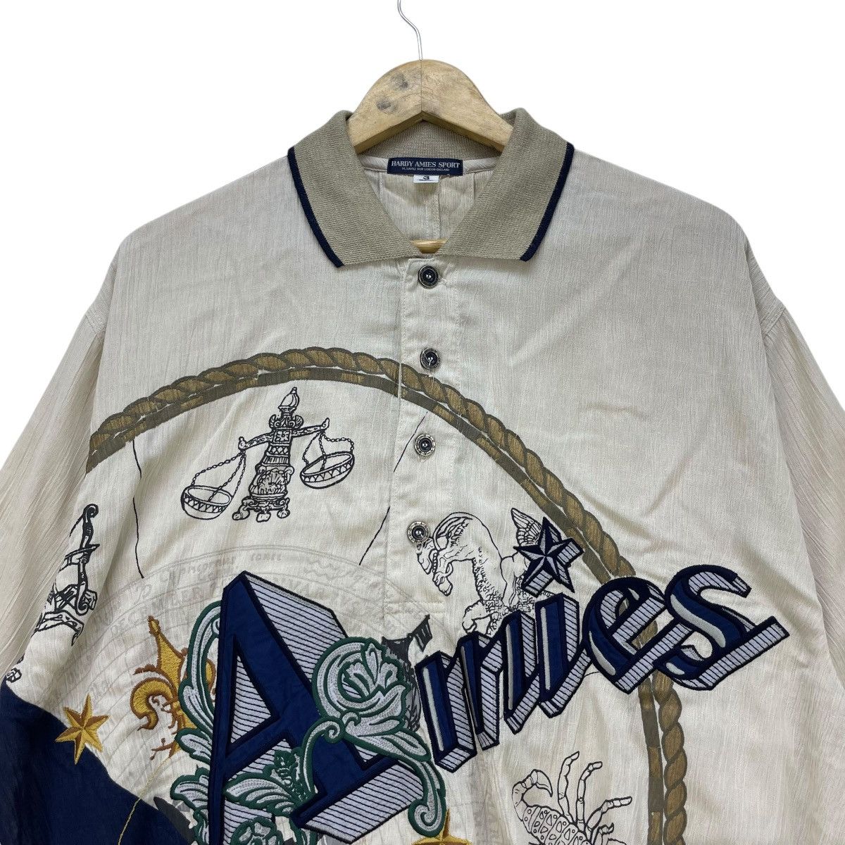 Hardy Amies 💥Vintage Hardy Armie Full Print Short Sleeve Jacket Size US M / EU 48-50 / 2 - 3 Thumbnail
