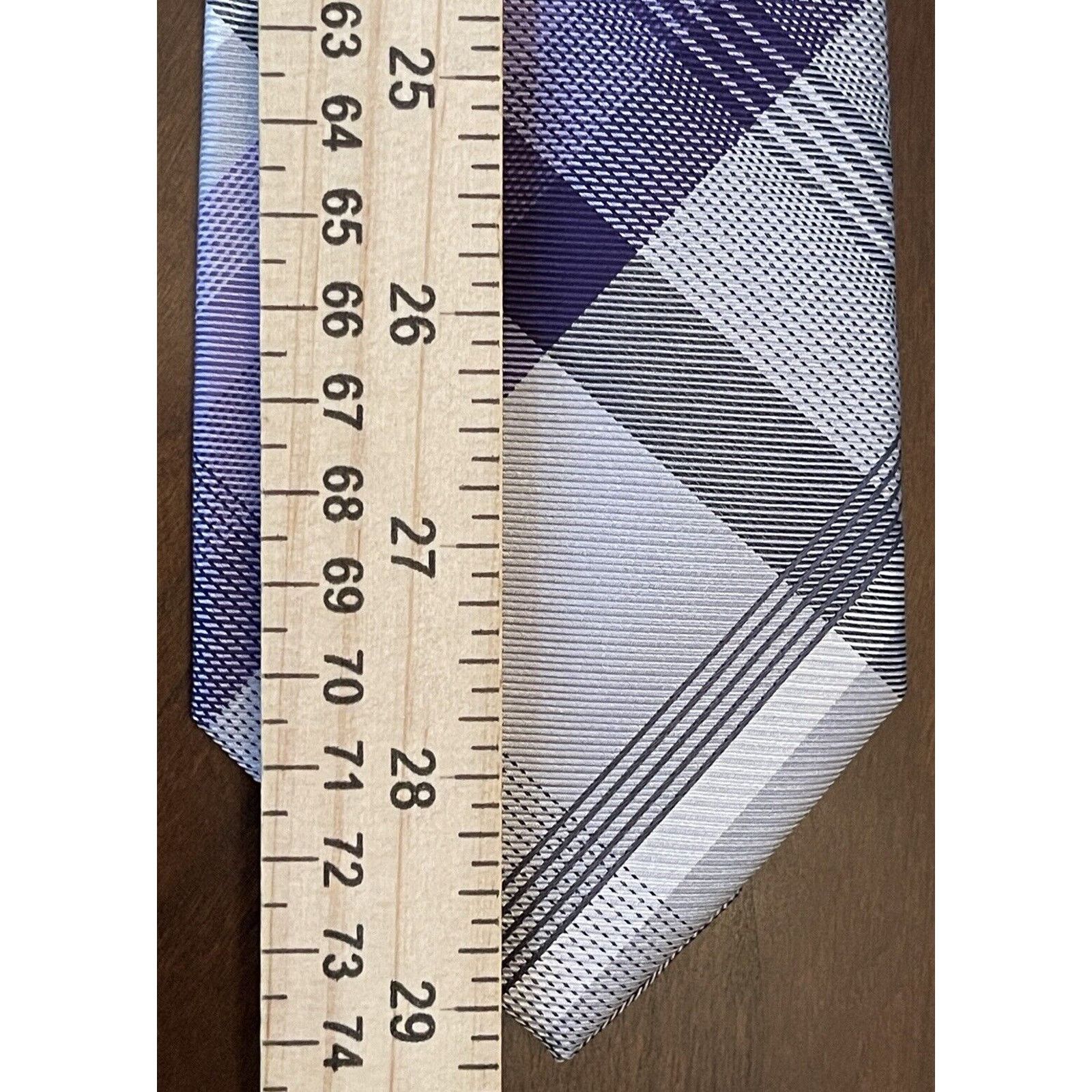 Geoffrey Beene Geoffrey Beene Purple 65% Silk 35% Polyester Made In China Size ONE SIZE - 5 Thumbnail