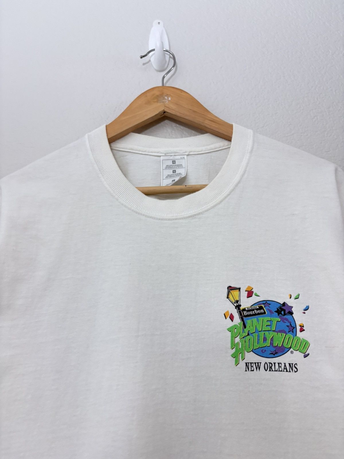 Vintage 90’s Planet Hollywood Bourbon St. New Orleans Vintage Tee Size US L / EU 52-54 / 3 - 4 Thumbnail