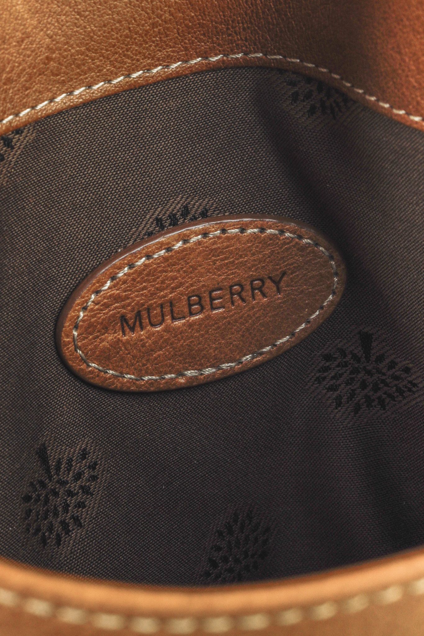 Mulberry Mulberry Darley Cosmetic Pouch Brown Oak Small Classic Grain Size ONE SIZE - 10 Thumbnail
