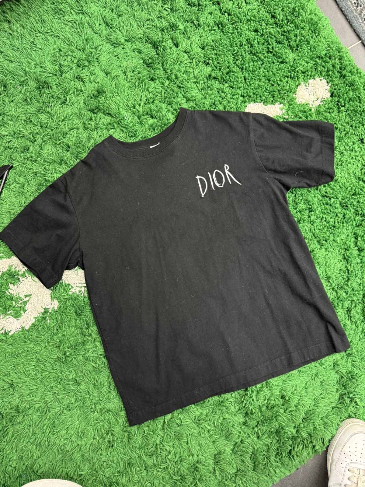 Dior Dior X Raymond Pettibon Embroidered tee Size US M / EU 48-50 / 2 - 2 Thumbnail