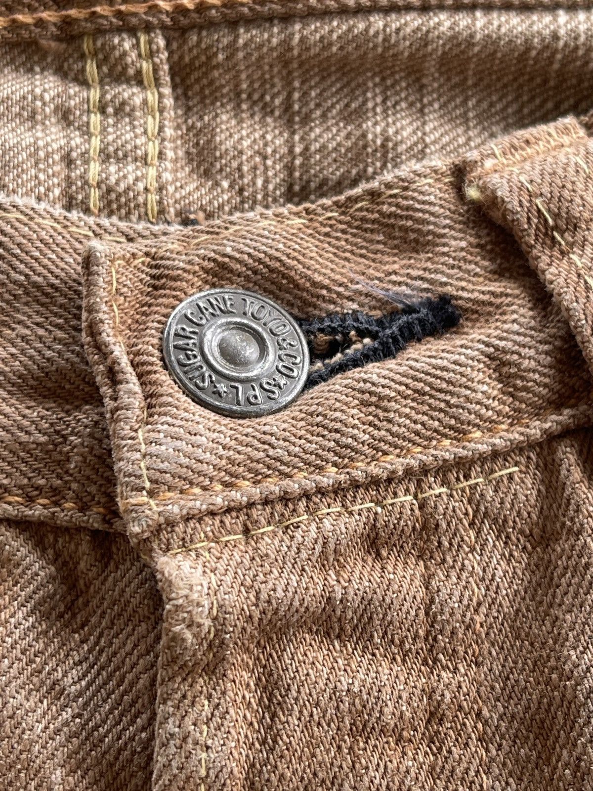 Sugar Cane Sugar Cane Okinawa Distressed Toyo Enterprise Denim Size US 29 - 16 Thumbnail