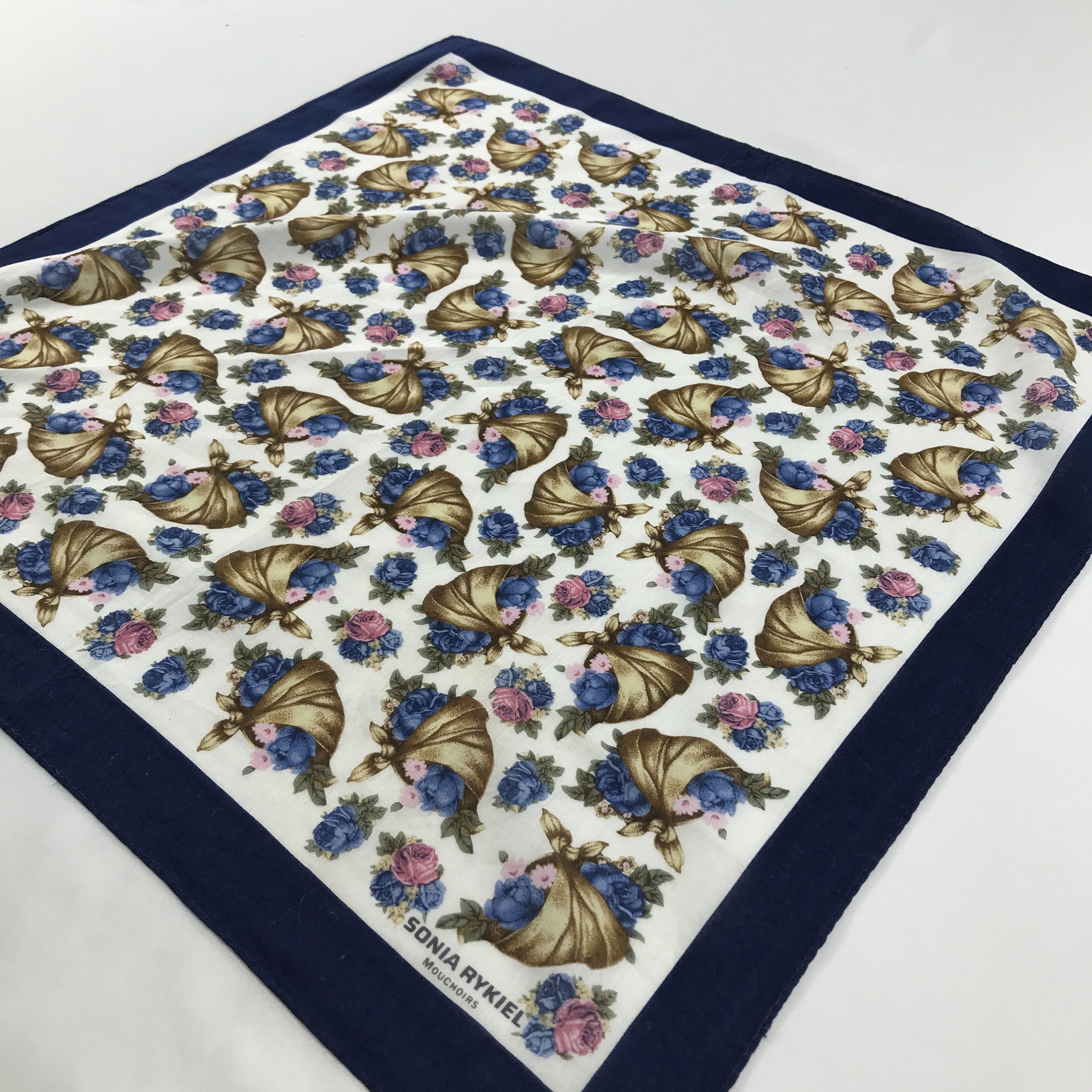 Sonia Rykiel × Vintage Sonia Rykiel Bandana / Handkerchief / Neckerchief - S1466 Size ONE SIZE - 2 Thumbnail