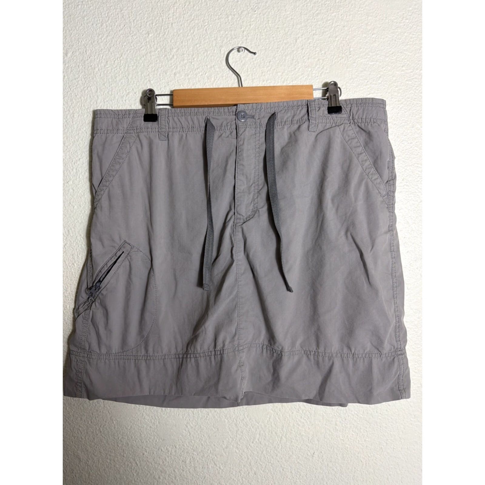 Eddie Bauer Eddie Bauer Skirt Women 16 Olive Drawstring Cargo Cotton Knee Length Mens? Size 38" / US 16 / IT 52 - 2 Thumbnail